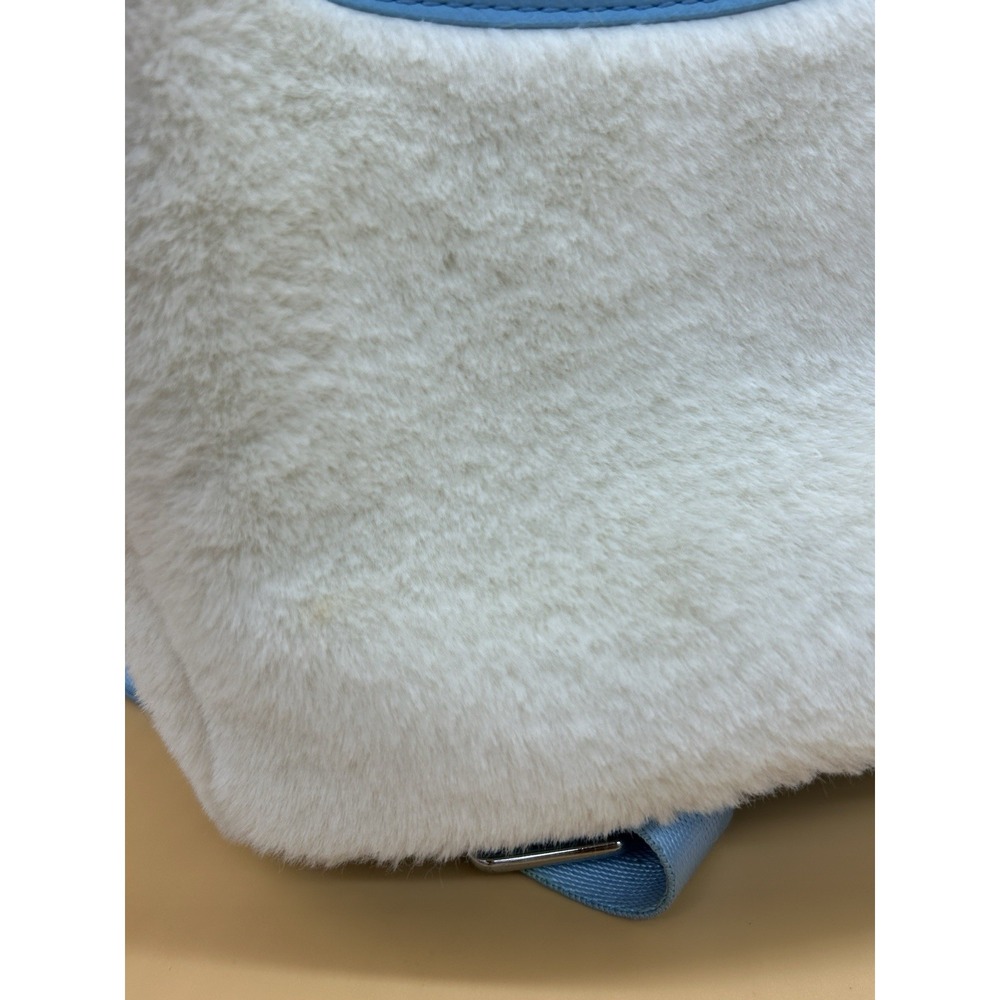 Disney Parks 2021 Loungefly Yeti Mini Backpack Plush Blue White Disney Bag - Picture 6 of 6